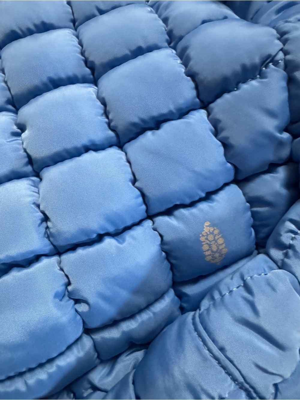 Free People Quilted Carryall bag - Denim Blue - Picture 10 of 10